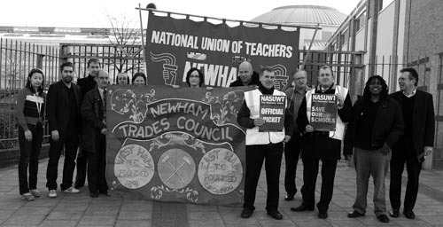 Joint picket line